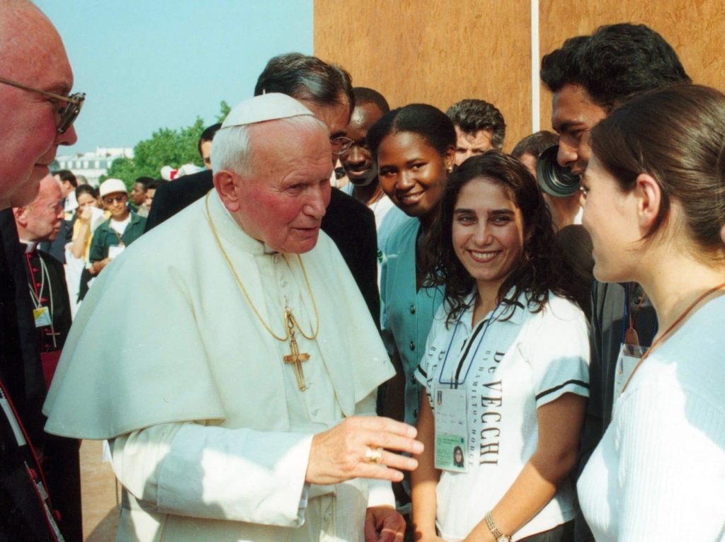 Jean-Paul II avec les gens
